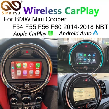 Brezžični Apple CarPlay Android Auto Dekoder Za BMW Mini Cooper F54 F55 F56 F60-2018 NBT Zaslon Sistema za Podporo Fotoaparat Nazaj