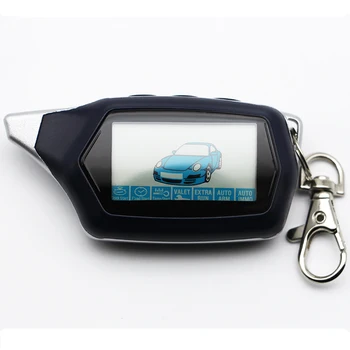 C9 2 Način Avto Alarm LCD zaslon, Daljinski upravljalnik Ključni Fob Za ruski Car Proti kraji Sistem Vozila Varnosti Za Starline C9