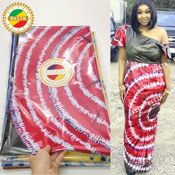 Ceni Na Debelo!!! 5 Metrov Afriške Čipke Tkanine 2021 Najnovejše Slog Bazin Riche Tkanine Za Šivanje Stranke Obleke Bazena Riche Broder