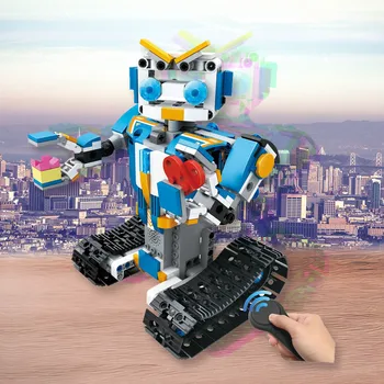 CHAMSGEND DIY gradniki Hoja RC Smart Robot Elektronski Robot STEBLO Igrača za Otroke Spusti Ladje VROČE Nov29 2018