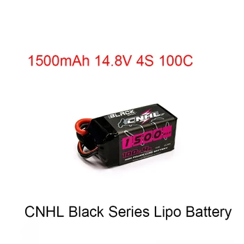 CNHL BLACK SERIES 4S 6S 1300mAh 1500mAh 14.8 V 22.2 V 100C Recharegable Lipo Baterije w/ XT60 Plug za RC FPV Dirke Brnenje RC Deli