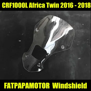 CRF1000 L Motocikel Pribor Vetrobransko steklo Črno in Pregleden ZA Honda CRF1000L Africa Twin 2017-2018