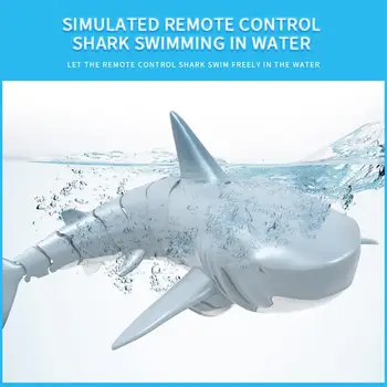 Daljinski Nadzor morskega Psa Igrače Za 2,4 G Simulacije RC Shark Čoln Voda Plavanje Rib RC Živali Igrača Swing Fiexibly Shark Bazen