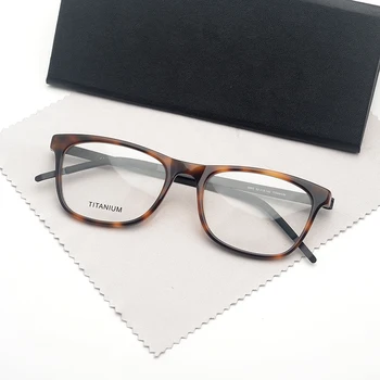 Danska 2019 blagovne Znamke Retro očala okvir moških titana Čisto Ročno izdelana očala okvirji ženske očala za kratkovidnost brezvijačno očala