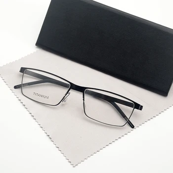 Danska Titana Očal Okvir Moških 2019 Nov Recept Oči Očala za Moške Kvadratnih Očala za Kratkovidnost Optični Okvirji za Očala