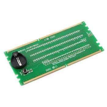 DDR2 in DDR3 2 v 1 osvetljeni Tester s Svetlobo, za Desktop Motherboard