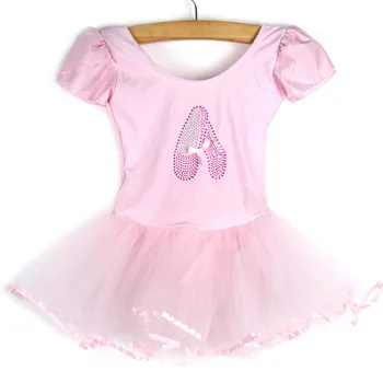Dekleta Obleko Otroci Baby Candy Barve Tutu Obleko Plesne Kostume Balet Dancewear 3-7Y