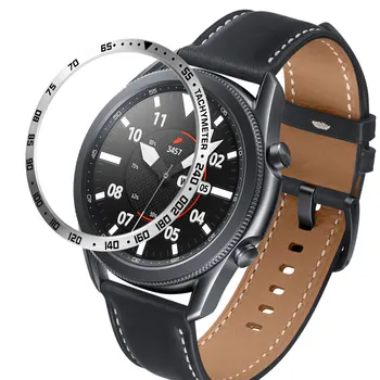 Dekorativne Watch Obroč pokrovček za Samsung galaxy watch 3 41mm 45 mm Kovinski Okvir za samsung watch 3 primeru zaščitnik dekoracijo