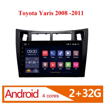 Double Din Avto Stereo Multimedijske Video Player Android Navigacija GPS FM Za Toyota Yaris 2008 2009 2010 2011 Vodja Enote