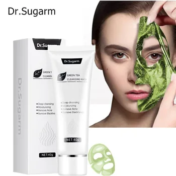 Dr. Sugarm Zeleni Čaj Blackhead Maske Za Nego Kože, Odstranjevanje Aken Nos Globoko Čiščenje Por, Trakovi Vlažilna Maska Peel