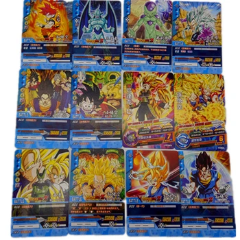 Dragon Ball 34 kos/veliko Zbirko Kartic Super Saiyan Goku Vegeta Dragon ball z glasbo polje Kralj Kartice Otrok Darilo Igrača