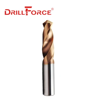 Drillforce 1PC 2 mm-20mmx100mm OAL HRC55 Trdna Karbida Sveder Set, Spiralna Flavta Twist Drill Bit Za Trdi Legiranega Nerjavečega Orodje