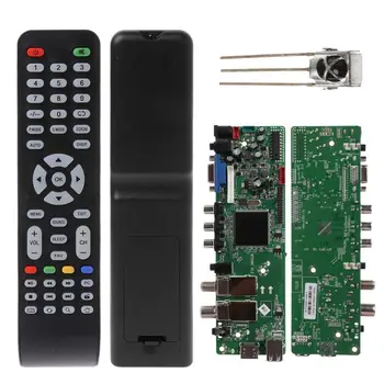DVB-T2 DVB-C Digitalni Signal ATV Javor Gonilnika LCD zaslon, Daljinski upravljalnik Odbor Izstrelitev Univerzalno Dvojno USB Media QT526C V1.1 T. S512.69
