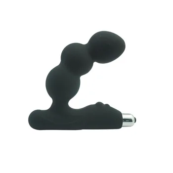 Dve velikosti za izberite Silikonski Prostate z vibriranjem G-spot Prostatic Massager Butt Plug Analne kroglice sex igrače izdelek za moške