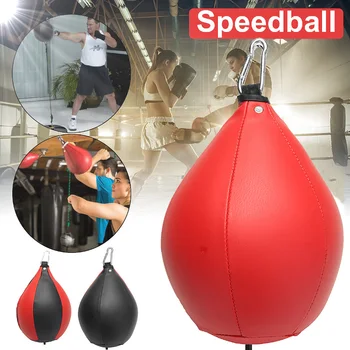 Dvojni Konec Vreča Boks Hitrost Žogo Visi Vrečko Napihljivi Tajski Fitnes Izsekavanje Speedbag Speedball