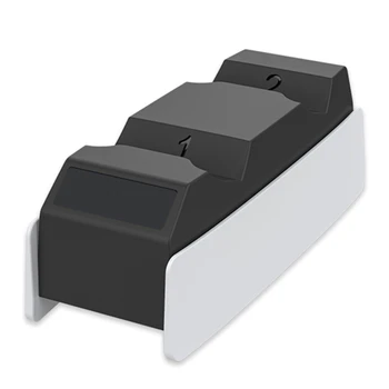 Dvojno Občutek Polnjenje Dock Ročaj Polnilnik Postaje USB Kabel Polnilnika za PS5 Joypad N0HC