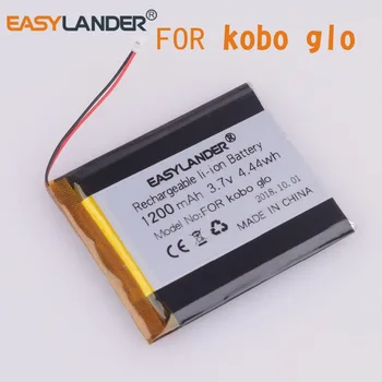 Easylander 3,7 V 1200mAh Polnilne li-Polymer Li-ionska Baterija Za E-book Reader Kobo glo N613 e-ink baterija S priključkom
