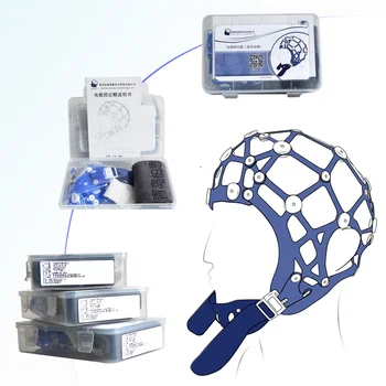 EEG Topographer Klobuk Electroencephalo-graf Gume Band Klobuk Disk Elektroda Skp Eeg Elektroda Omejeno Skp Eeg Dodatki