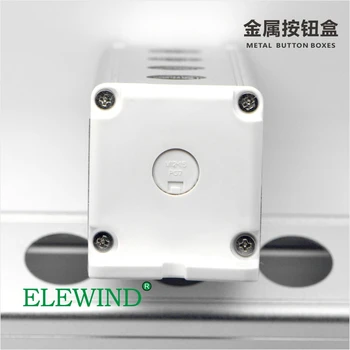 ELEWIND Kovine Aluminij pritisni gumb preklopnik 4 luknjo z 16 mm luknjo (BXM-B4/16)