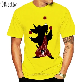 Ena yona Žongliranje Scottie Psov T-Shirt 2020 Modne blagovne Znamke O Vratu Plain Majica s kratkimi rokavi Velika Velikost Siva/Bela Šaman Cosplay Tshirts