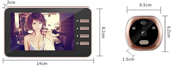 Enostavna Namestitev 4.3 Cm TFT LCD Vrata, Zvonce Luknjo Viewer Fotoaparat Night Vision 160 Širok Stopinjski kot Gledanja