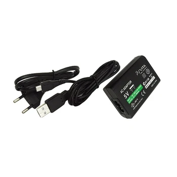 EU/ZDA Plug PVS1000 Polnilnik za Napajanje AC Adapter, USB Kabel za Polnjenje Za Sony PlayStation PSVITA PS Vita PSV 1000
