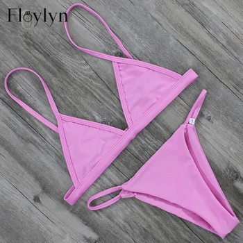 Floylyn bikini 2017 kopalke bikini kopalke seksi žensk brazilski bikini plaža obrabe, 11 barv