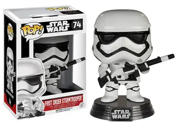 Funko pop Star Wars Stormtrooper Chewbacca Porg Akcijska Figura Model Igrače za Otroke Božično Darilo Zbirka Slika