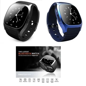 FXM Digitalni Watch Stepfly Šport Bluetooth Smart Watch Luksuzno ročno uro M26 z Gumbom SMS Spomnite Pedometer za IOS Android PK U8