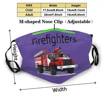 Gasilska Tovornjaka Za Oblikovanje Po Meri Za Otroka Odraslih Masko Proti Prahu Filter Tiskalni Stroj Masko Gasilska Ogenj Amerika