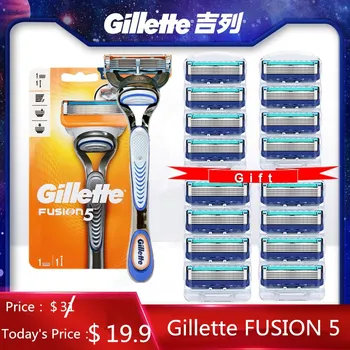 Gillette Fusion 5 Moških Ročni Brivnik Britvice Pralni za Britje Rezila Kasete Z Replacebale Rezila za Britje, Britvice