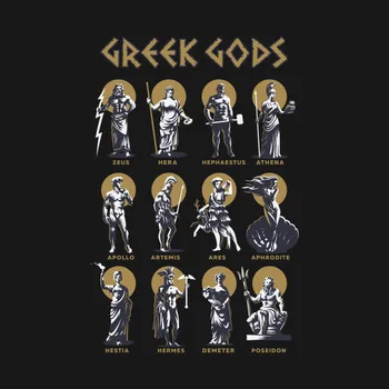 Grški Bogovi grški Mithology Starodavne Legende Ženske T-Shirt