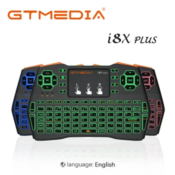 Gtmedia i8X Plus Brezžično Tipkovnico, 2,4 GHZ angleško ruski Air Miška Sledilna ploščica I8 Odd. Za GTmedia G1 G2 GTC X96 Android TV Box