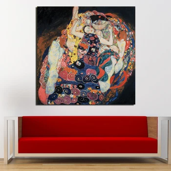 Gustav Klimt, Ki Jih Najboljših Klasičnih Platno Barvanje, Tiskanje Dnevna Soba Dekoracijo Doma Umetnine Moderne Stenske Umetnosti Oljna Slika, Plakati Sliko