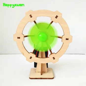 Happyxuan Science Kit Otroke za Izobraževanje Ventilator Mini Ustvarjalni Material DIY Igrače Izumov Tehnologijo Lesa za Plovila, Montažo