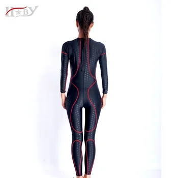 HBXY kopalke ženske kopalke ženske plavanje plus velikost racing obleko za celotno telo, konkurenca kopalke, konkurenčno kožo morskega psa, plavati