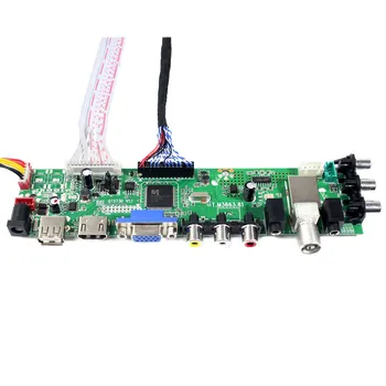 HD MI VGA AV USB ATV DTV LCD Krmilnik Odbor dela za 21.5 23 palčni 1920x1080 4CCFL 30pin LVDS LCD LM230WF1 LTM230HT01 LM215WF1