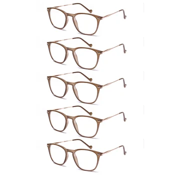 Henotin kovinski roke retro Obravnavi očala za moške in ženske kakovost očala 0.5 1.5 1.75 2.0 2.5