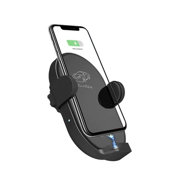 Hitro Qi Avto Brezžično Polnjenje Nosilec za iPhone 2A Magnetni Polnilec za Samsung Smart Indukcijske Držalo za Telefon za Xiaomi