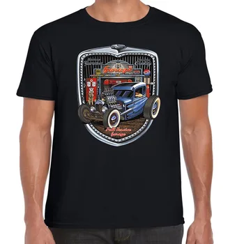 Hotrod 58 Mens Vroče Paličast T Shirt Podgana Rockabilly Vintage Oblačila Avto Ideja za Darilo 29Top Kakovosti Moške Poletne T-Shirt 2019 Moda