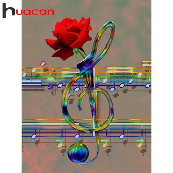 Huacan 5D DIY Diamond Slikarstvo Rose Celoten Kvadratni/Krog Diamanti Vezenje Cvet Kompleti Umetnosti Dekoracije Domov
