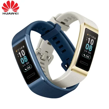 Huawei Pas 3/Pas 3 Pro je Vse-v-Enem Fitnes Dejavnosti Tracker,5ATM vodoodpornost za Kopanje Srčnega utripa vgrajen GPS+NFC