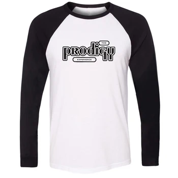 IDzn Unisex T-shirt The prodigy izkušnje Elektronski Glasbeni Umetnosti Vzorec Raglan Dolgimi Rokavi Moški majica s kratkimi rokavi Priložnostne Tee Vrhovi