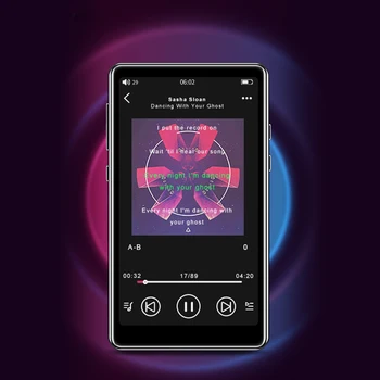 IQQ M1 Najnovejši Bluetooth 5.0 MP3 Predvajalnik z Visoko Ločljivostjo in Polni, Zaslon na Dotik, Vgrajen Zvočnik HiFi Lossless Predvajalnik Zvoka 8G