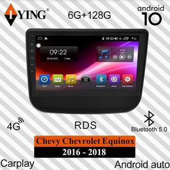 IYING Brezžični Carplay Za Chevrolet Enakonočje 2016-2018 Avto Radio Večpredstavnostna Video Predvajalnik Navigacija GPS Carplay Android 10