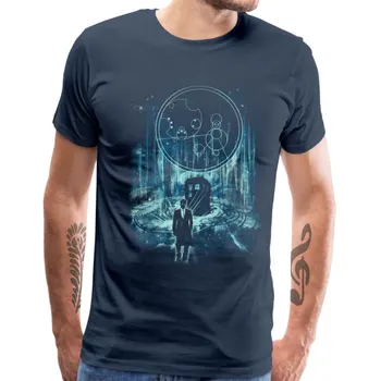 Jaz sem Zdravnik T-shirt Za Moške Lovecraft Zdravnik, Ki Tee Shirt Tardis Vrhovi Priložnostne Očeta Dan Bombaž Krog Vratu T Srajce Novost