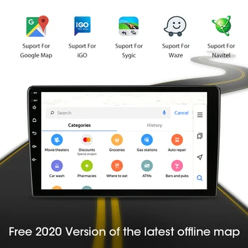 JMCQ Android 10.0 2G+32 G DSP CarPlay Avto Radio Multimidia Video Predvajalnik Navigacija GPS Za Toyota Camry 40 50 2006-2011 2 din dvd