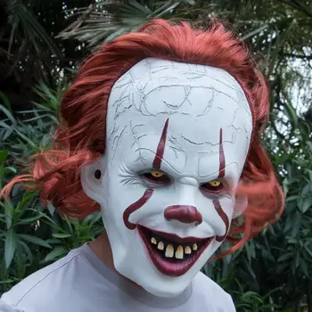 Joker Pennywise Masko Stephen King Je Drugo Poglavje 2 Grozo Cosplay Latex Maske Klovn Halloween Kostum Prop