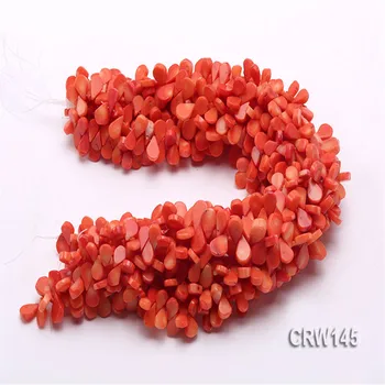 JYX Debelo 12*18 mm Semena v obliki Oranžno Koralni Kroglice Svoboden Niz 15inches Fit DIY stilsko koralni ogrlica