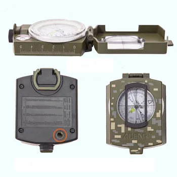 Kampiranje Preživetje Kompas Vojaške Opazovalni Svetlobna Lensatic Nepremočljiva Kompas Geološko Digitalni Kompas Prostem Equipmen